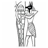 Coloring Pages Egyptian God Falcon Horus Pharaoh Pyramid Tagged Africa Posted sketch template