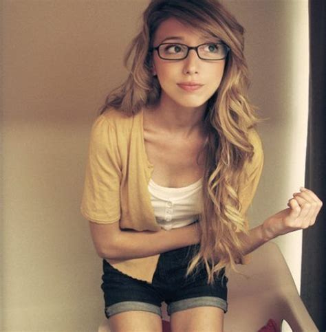 Glasses Really Do Work With Some Girls She Is So Cute Cute Girl
