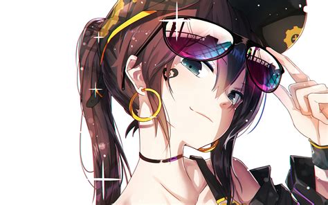 Anime Girl Smile Sunglass 4k 3840x2160 29 Wallpaper