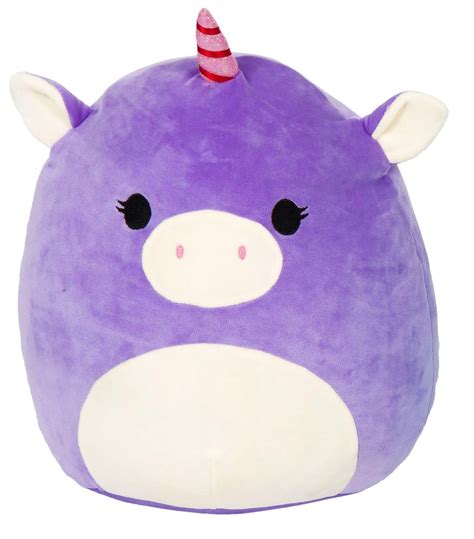 squishmallow   pillow plush astrid  purple unicorn walmart