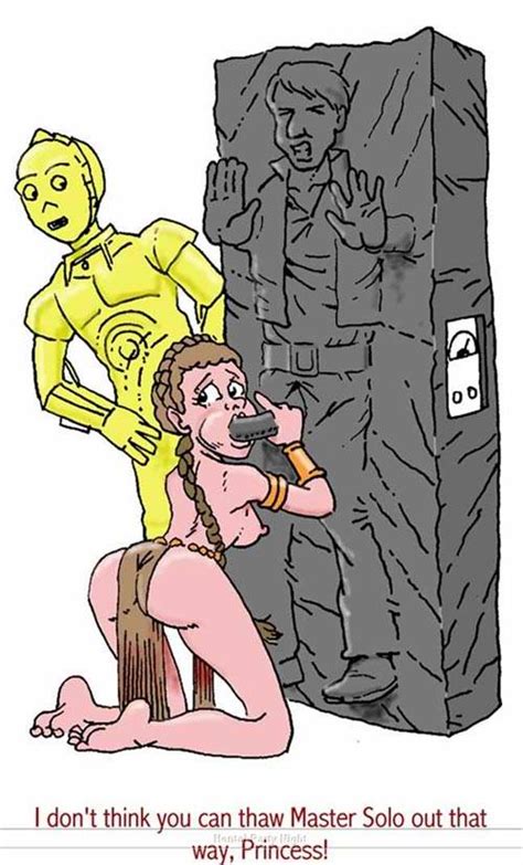 rule 34 1girls blowjob breasts c 3po carbonite droid fellatio female han solo kneeling metal