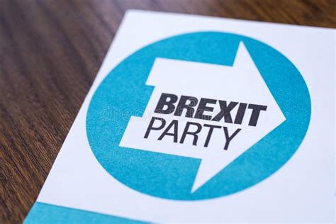 brexit party logo   eu flag editorial photo image  nigel elections