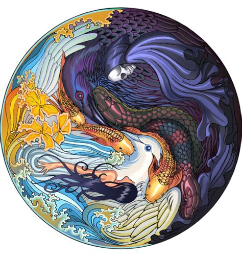 beautiful yin  design   collage  creatures  artoftu