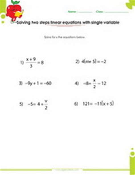 solving  graphing linear equations worksheets  answers