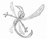 Dragonfly Sparx Printable sketch template