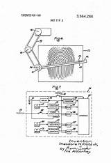 Patents Counter Ridge Photoelectric Fingerprint Drawing sketch template