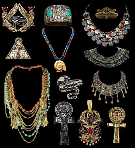Real Ancient Egyptian Jewelry Egyptian Jewelry Stock Set