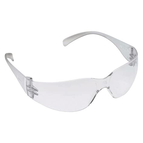 3m virtua protective safety glasses — clear lens model 11228 00000