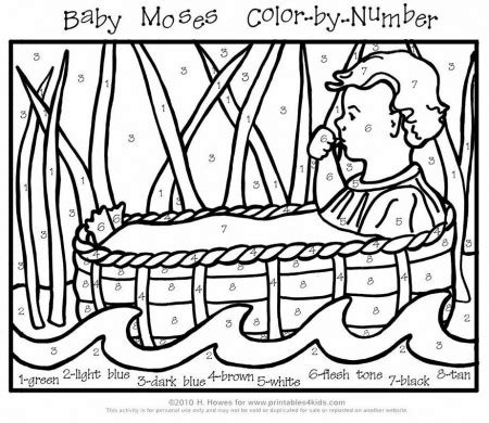 baby moses basket coloring page high quality coloring pages