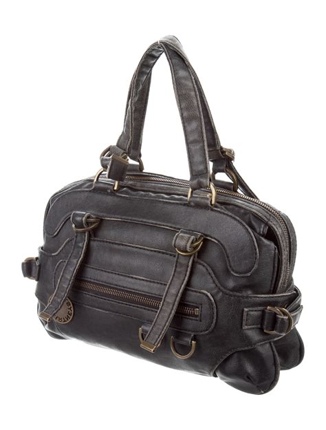 stella mccartney vegan leather handle bag handbags stl  realreal