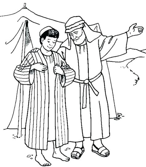 bible joseph  egypt coloring pages sketch coloring page