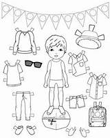 Printable Dolls Wäscheleine Puppen Kinder Anziehpuppe Rotkäppchen Malvorlagen Buntes Kinderaktivitäten Muñecas Vendido sketch template