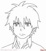 Rin Exorcist Blue Okumura Draw Drawing Anime Easy Drawings Outline Step Manga Satan Choose Board Artigo sketch template