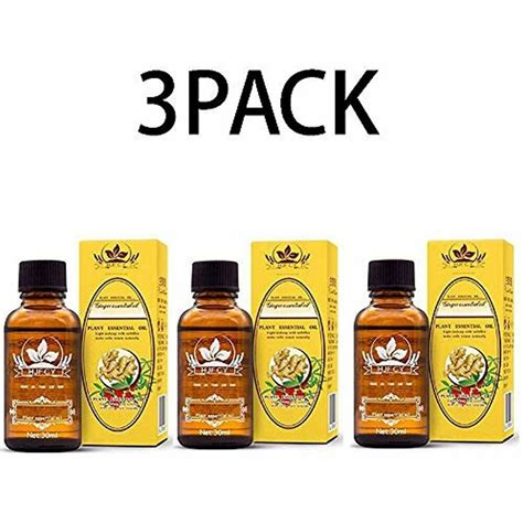 ownest  pack ginger massage oil pure natural lymphatic drainage spa