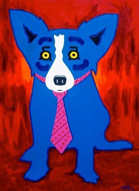pin  robert darrow  blue dog blue dog art blue dog blue dog painting