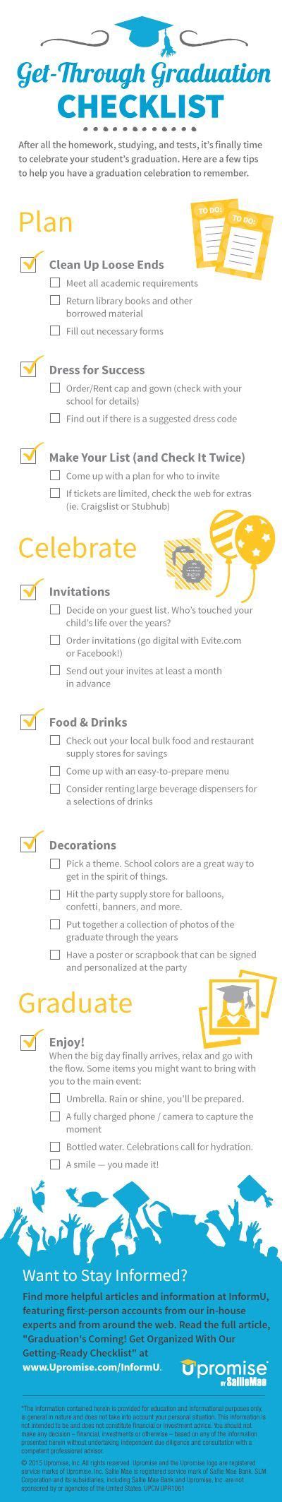 throw  perfect graduation party graduation party checklist party planning checklist