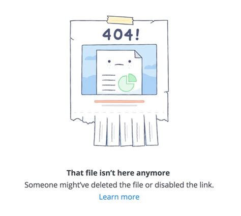 dropbox error message    access deleted file cool writing