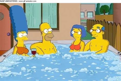 xbooru homer simpson kirk van houten luann van houten marge simpson the simpsons yellow skin