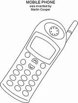 Telefono Celulares Telefonos Malvorlage Movil Comunicacion 1122 Pintarcolorear Comunicación Ausdrucken Lembar Disimpan Komunikasi Imagui Desenhar sketch template