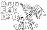 Flag Coloring Sheets Pages Print Happy Printable sketch template