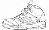Jordan Coloring Drawing Pages Air Shoes Jordans Shoe Retro Nike Michael Basketball Sneakers Sneaker Printable Drawings Getdrawings Sheets Kids Template sketch template
