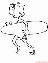 Malvorlage Surfer Strand Surfen Surfboard Somme Ausmalbilder Surfing Malvorlagen Dog sketch template