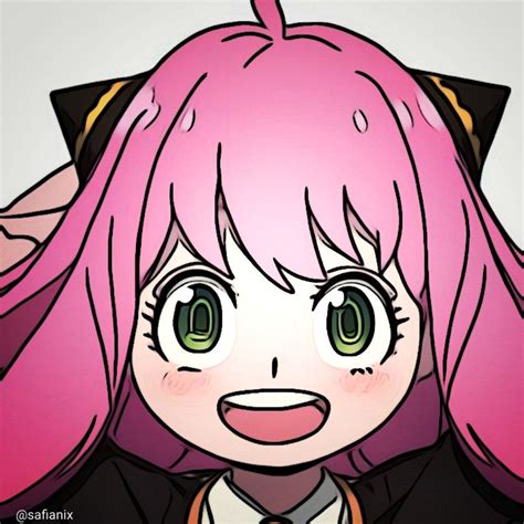anya forger icon in 2022 anime anya icon