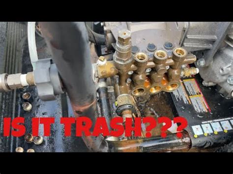 replacing check valves   ew triplex aaa pressure washer pump youtube
