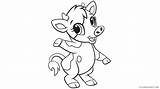 Coloring Cow Pages Baby Printable Kids Coloring4free Cute Color Animal Books Colouring Related Posts Library Clipart Choose Board Popular sketch template