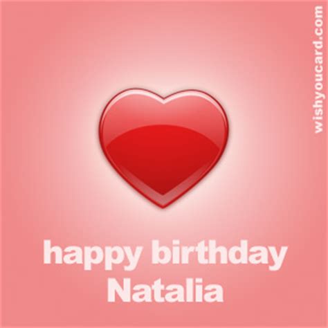 happy birthday natalia   cards