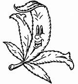 Weed Leaf Drawing Pot Easy Cartoon Drawings Plant Trippy Marijuana Draw Clipart Clip Cannabis Stoner Step Outline Potleaf Cliparts Library sketch template