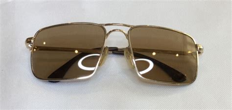 Mens Vinatge 70s Prescription Eyeglass Sunglasses Frames Square Aviator