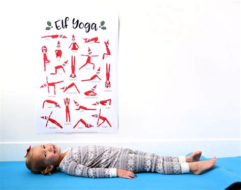 elf   shelf yoga poster printable amy robison blog