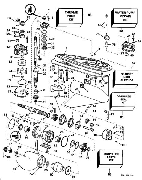 motor parts outboard motor parts