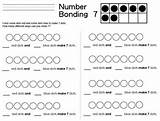 Bonds Number Combinations Coloring Preview sketch template