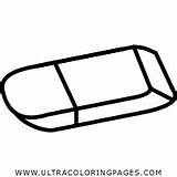 Eraser Colorare Gomma Cancellare Ultracoloringpages sketch template