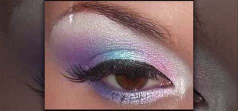 How To Apply Pink Purple And Blue Eye Shadow Makeup