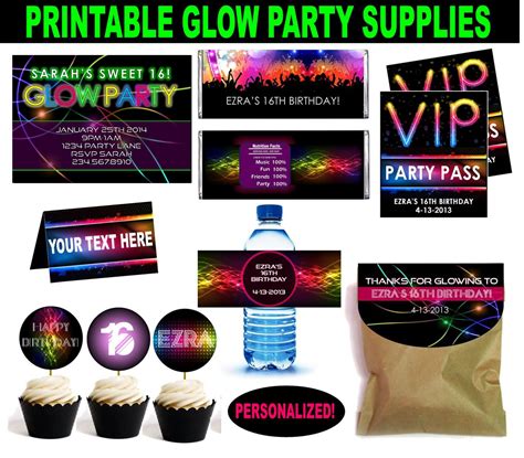 awesome glow party ideas  neon party games party supply kit party