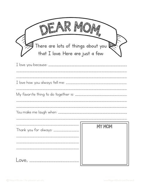 printable mothers day letter templates meganhstudio
