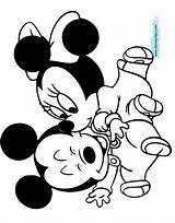 Baby Minnie Coloring Mouse Pages Disney Mickey Babies Disneyclips Cute Sheets Drawings Cartoon Template Gif Funstuff Choose Board sketch template