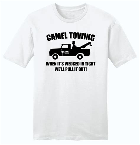 camel towing funny mens soft shirt adult humor rude truck tow sex tee