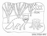 Fox Alphabet Homeschool Syllables Included sketch template