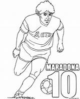 Coloriage Maradona Footballeur Armando Dessin Argentin Imprimer Mohamed Footballer Imprimé sketch template