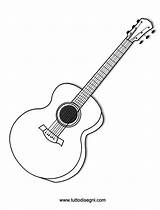 Chitarra Strumenti Musicali Guitarra Musicale Gitar Musicales sketch template