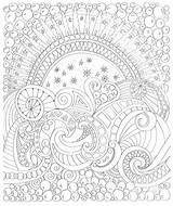Zendoodle Colouring sketch template