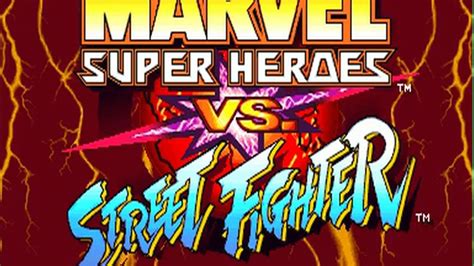 Marvel Super Heroes Vs Street Fighter Capcom 1997