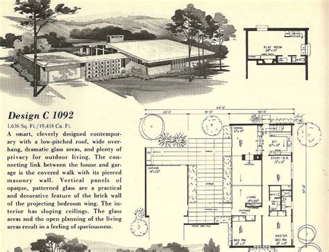 atomic ranch house plans  home plans design