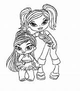 Coloring Bratz Pages Doll Dolls Print Printable Christmas Babyz Book Baby Brum Clipart Fun Popular Library Kids Coloringhome sketch template