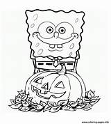 Coloring Halloween Spongebob Pages Pumpkin Cartoon Squarepants Printable Superhero Print Color Kids Book Fall Christmas Happy Getdrawings Anime Getcolorings Disney sketch template