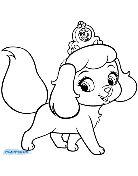 palace pets coloring pages disneyclipscom